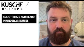 One Minute Hair amp Beard Straightening W Kuschelbar amp Gloryhold [upl. by Windy161]