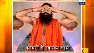 Baba Ramdevs Yog Yatra Pranayam to get cure from migraine pain [upl. by Silvers719]