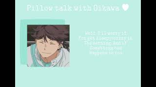 Oikawa x listener  Pillow talk with Oikawa Japanese dub English sub [upl. by Kaine]