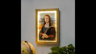 How to Light up LEGO 31213 Mona Lisa [upl. by Heller]