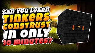 Basic Tutorial on Tinkers Construct 1122  In 10 Minutes [upl. by Saffren8]