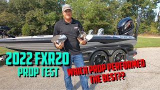 2022 Skeeter FXR20 Prop Test [upl. by Suter]