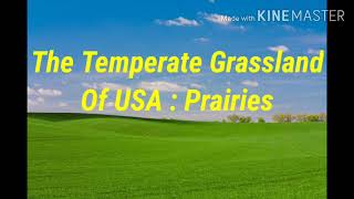 The Temperate Grassland Of USA  Prairies For class 5 CBSE students [upl. by Lenor]