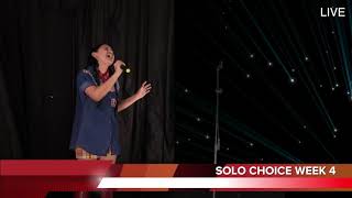 Amberina Larg Perform quotThe Climbquot At Solo Choice Week 4 Of VOTV Season 13 [upl. by Chevy709]