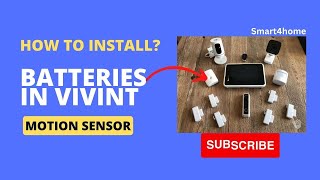 How to install batteries in Vivint motion sensorHow to change batteries in vivint motion detector [upl. by Nosreve]