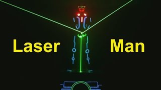 Laser Man Show  Laser Fight  Tron Dance Show India  Skeleton Dance Crew [upl. by Habeh566]