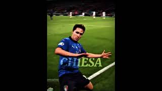 Chiesa🔥 football edit soccer shorts chiesa [upl. by Darbie]