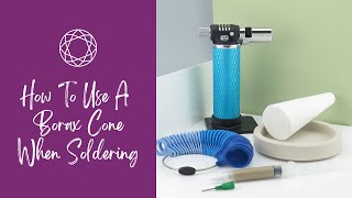 How To Use A Borax Cone When Soldering [upl. by Ayerf349]