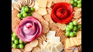 How to Make Meat Roses For Your Charcuterie Board [upl. by Ennailuj]