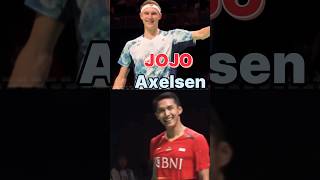 shorts Jojo Jonatan Christie laugh with Axelsen バドミントン badminton [upl. by Geer297]