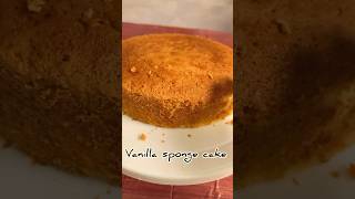 Vanilla sponge cake vanilaspongecake cakerecipes easycakerecipe foodblogger food [upl. by Eeniffar]