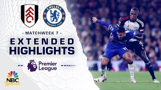 Fulham v Chelsea  PREMIER LEAGUE HIGHLIGHTS  1022023  NBC Sports [upl. by Sotsirhc]