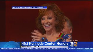 Cher Reba McEntire LinManuel Miranda Lauded At Kennedy Center [upl. by Acirahs]