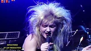 Cyndi Lauper quotWhats Going Onquot LIVE UK TV 1987 HD 1080p  REMASTERED 2020 by LDF Production [upl. by Boucher]