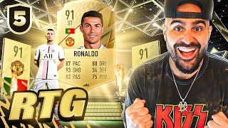 OMG CRISTIANO RONALDO Building Our 3 MILLION Coin Team FIFA 22 Ultimate Team RTG [upl. by Kippar]