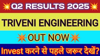 Triveni Engineering Q2 Result 🔴 Triveni Engineering amp Industries ltd Share Analysis [upl. by Shauna]