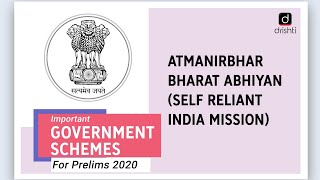 Important Government Schemes Atmanirbhar Bharat Abhiyan [upl. by Nniuq724]