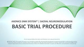 Basic Trial Procedure  Axonics SNM System® [upl. by Solomon]