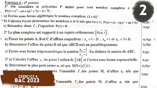 Bac d 2023 Mauritanie  correction d’exercice 3 partie 2 [upl. by Bryn459]