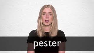 How to pronounce PESTER in British English [upl. by Angi]