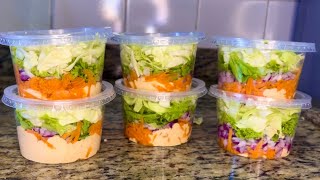 SALADA PRA SEMANA TODA  Salada de Pote  Salada Fácil [upl. by Sardella183]