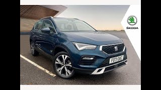 2022 SEAT Ateca SUV 15 TSI EVO 150ps SE Technology ss  Lava Blue  34125 miles  FD71 OAC [upl. by Imeaj]