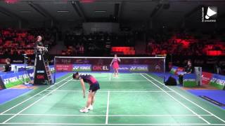 Saina Nehwal vs Minatsu Mitani  WS Denmark Open 2015 [upl. by Goddord]