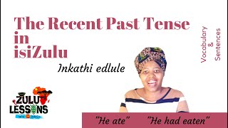 Past Tense Grammar  Inkathi Edlulile  How to speak isiZulu  Beginner Zulu Lessons with Thando [upl. by Jeffrey744]