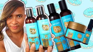 RESENHA LINHA OM YENZAH  ÓLEO DE ARGAN  DENISON DIAMOND [upl. by Sylado900]