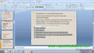 PeopleSoft Internet Architecture Online Training  It Online Training classes [upl. by Anallise398]