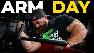 ARM DAY w Flex Lewis full workout [upl. by Krasner]