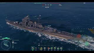 World of Warships 411  Cruzador PREMIUM Maya [upl. by Eniamert]