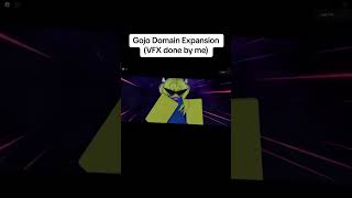 Incredible Gojos Infinite Void Cutscene in Roblox Studio robloxstudio shorts [upl. by Ailahk842]