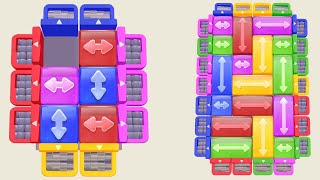 Color Blocks 3D Gameplay  Slide Blocks Puzzle Game [upl. by Eecyac]