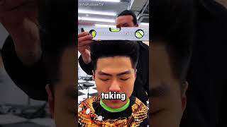 Perfect Hair Cut with Laser and Ruler 😲 [upl. by Alikahs881]