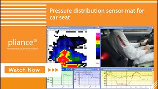 pliance Pressure distribution sensor mat for car seat  novelde [upl. by Omarr58]