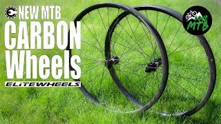 Best Budget CARBON MTB Wheels EliteWheels  29ER PRO36 Review XC Trail AM Wheelset [upl. by Clari]