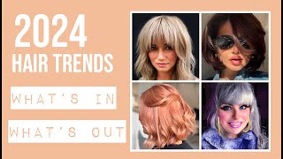 2024 HAIR TRENDS  Whats In Whats Out [upl. by Asira]