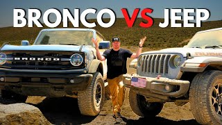 Ford Bronco vs Jeep Wrangler OffRoad Showdown [upl. by Olympium103]