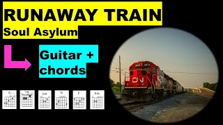 RUNAWAY TRAIN  easy guitar – Soul Asylum [upl. by Baynebridge]