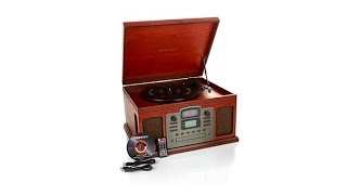 Crosley Director 8in1 Record Player with CD Recorder [upl. by Derr]