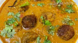 Veg kola urundai kuzhambhu soya chunks kola urundai kuzhambhu meal maker recipe [upl. by Mezoff204]