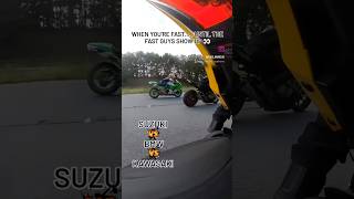 Kawasaki Zx14r vs BMW s1000rr vs Suzuki Gsxr 1000r [upl. by Niarb]