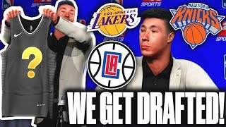 WE GOT DRAFTED WHICH NBA TEAM SIGNED US 2K20 MyCareer Ep4 [upl. by Boys]