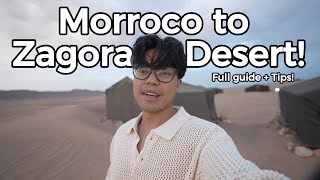 Morocco Zagora Desert Excursion Review 🇲🇦 with Tips and Guide [upl. by Stalk]