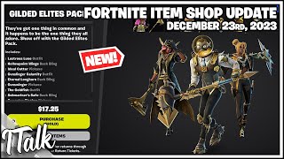 NEW GILDED PACK amp LAMBORGHINI Fortnite Item Shop December 23rd 2023 Fortnite Battle Royale [upl. by Eivla]