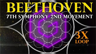 Bashar Beethoven Meditative 3xLoop  7th Symphony 2nd Movement Allegretto [upl. by Arola679]