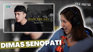 DIMAS SENOPATI Seize The Day  Vocal Coach Reaction amp Analysis  Jennifer Glatzhofer [upl. by Flessel58]