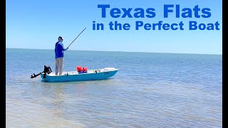 12ft Project Boat is PERFECT  Push Poling Clear Texas Flats [upl. by Bornie11]