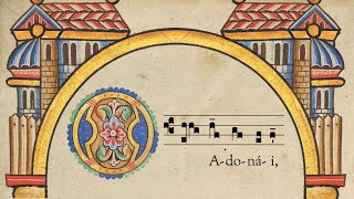 O ADONAI  O ADONAY  O Antiphons Day 2  December 18  Latin and English  Gregorian Chant [upl. by Garibald988]